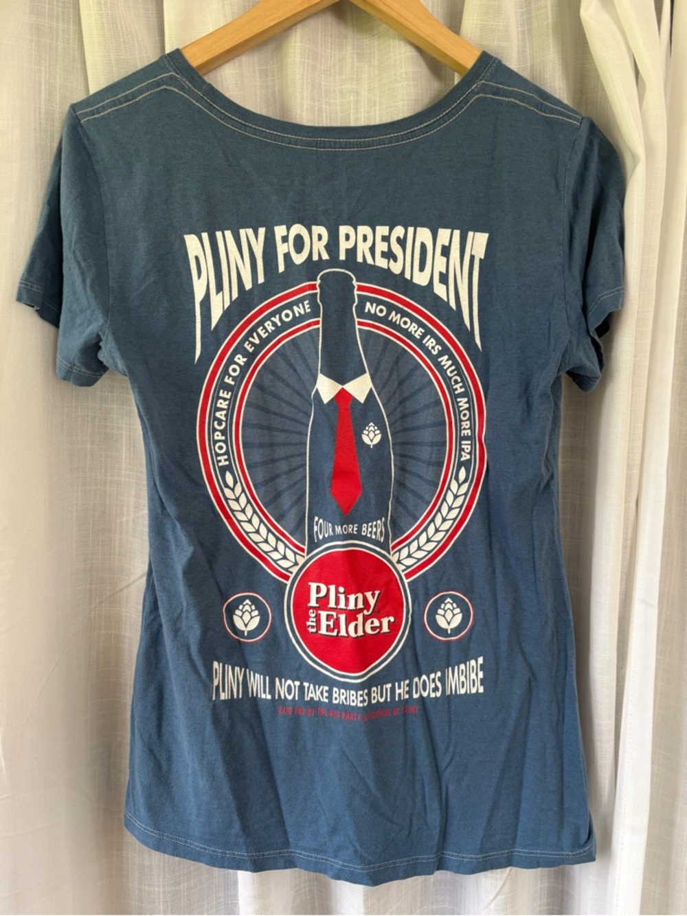 Russian River Brewing Company, 'Pliny for President' Tshirt